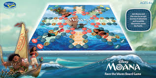 Moana - Race the Waves Board Game