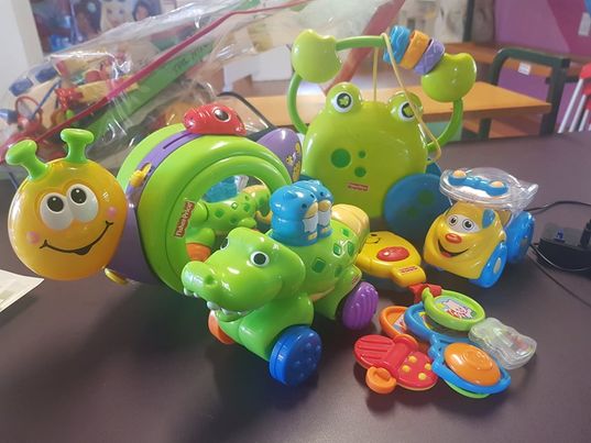 Fisher price caterpillar sale toy