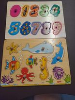 Numbers and Sea Animals Puzzle