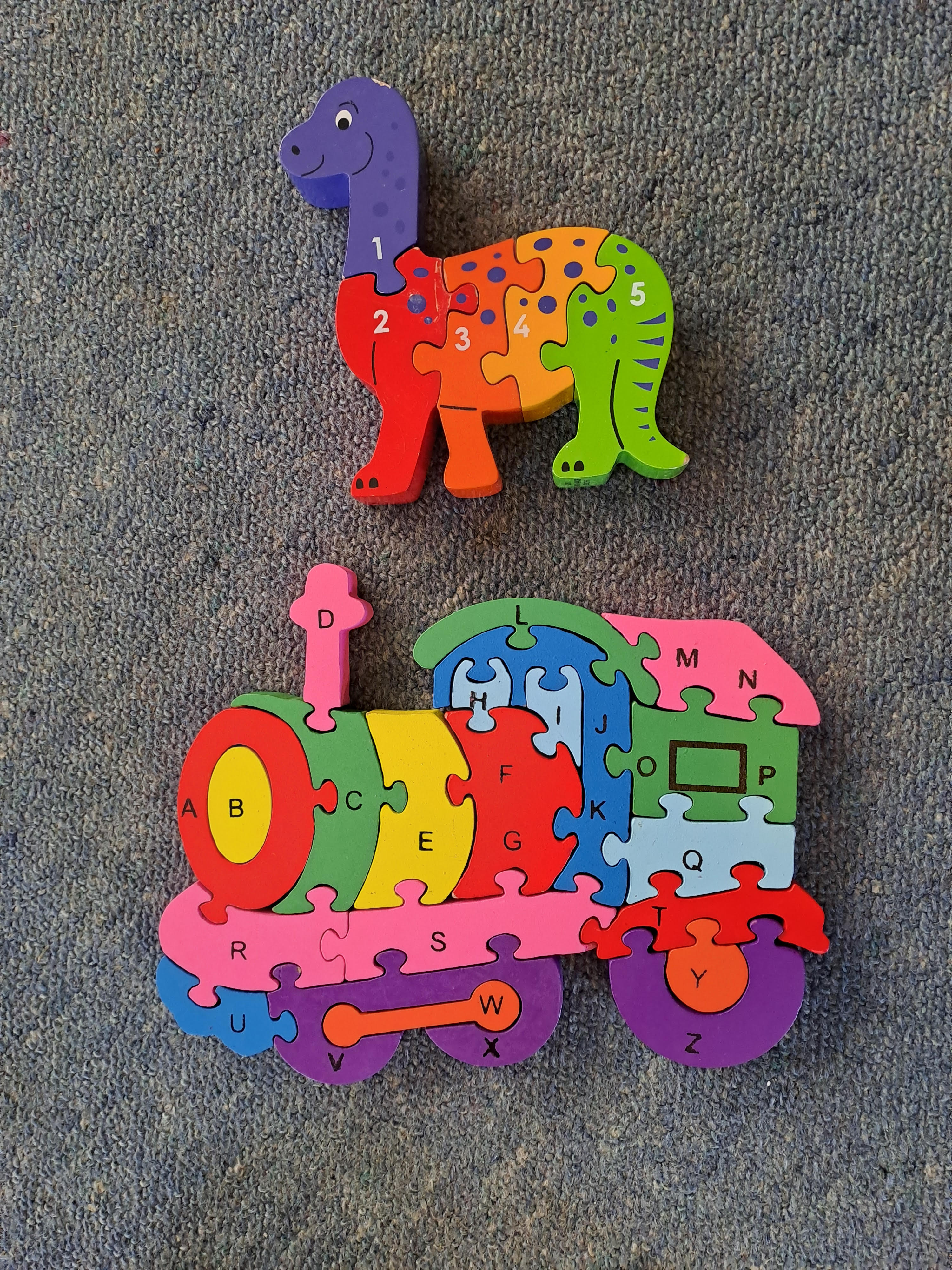 Dinosaur and Train Learning puzzles