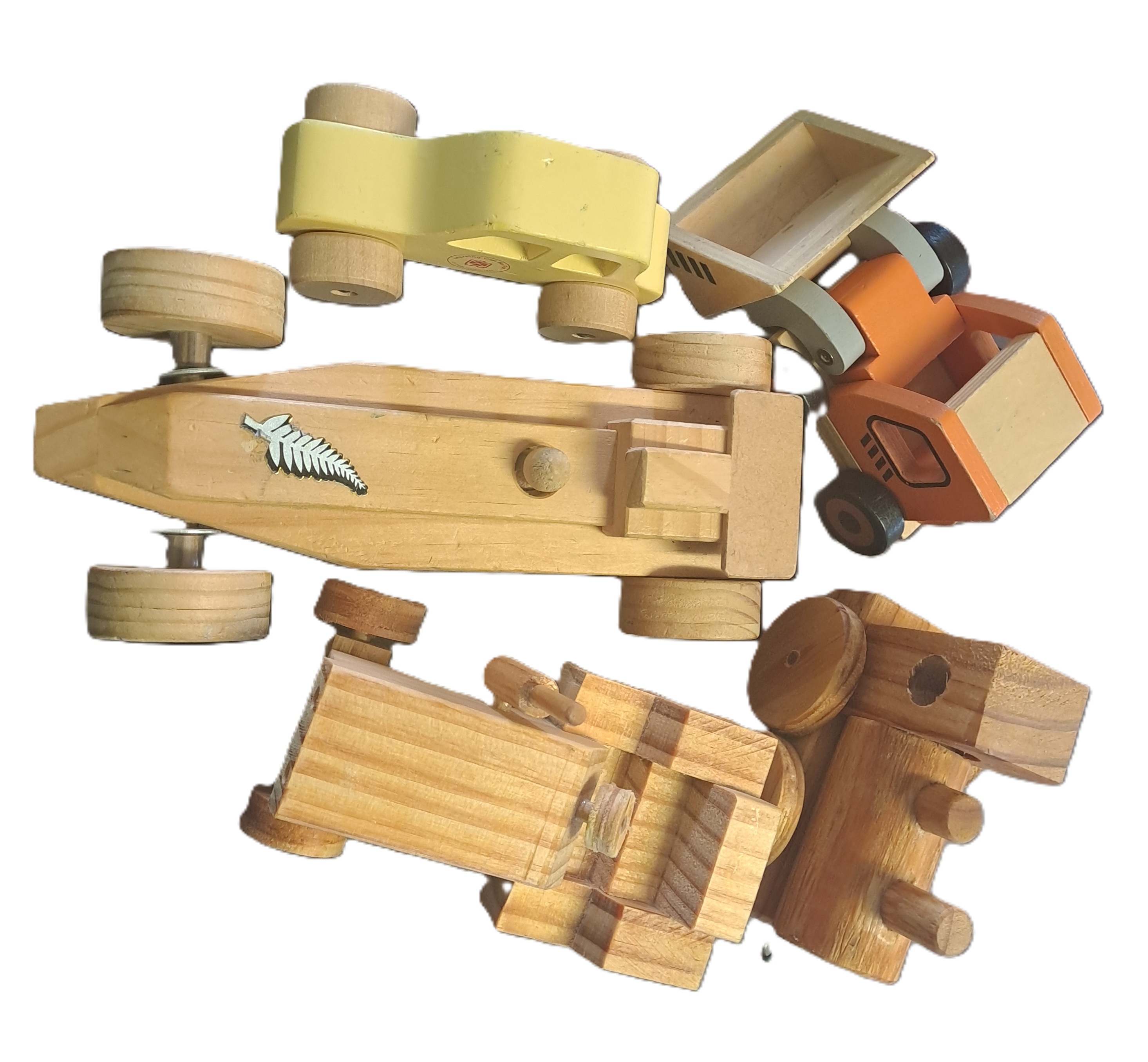 Wooden Assorted vehicles pack